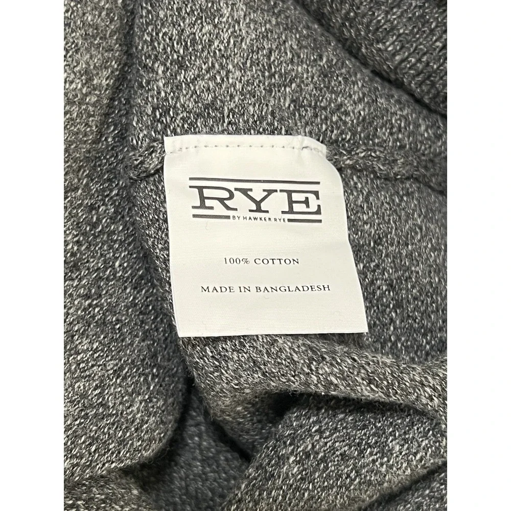 Rye By Hawker‎ Rye Men's Grey And Navy Blue Crewneck Sweater XL